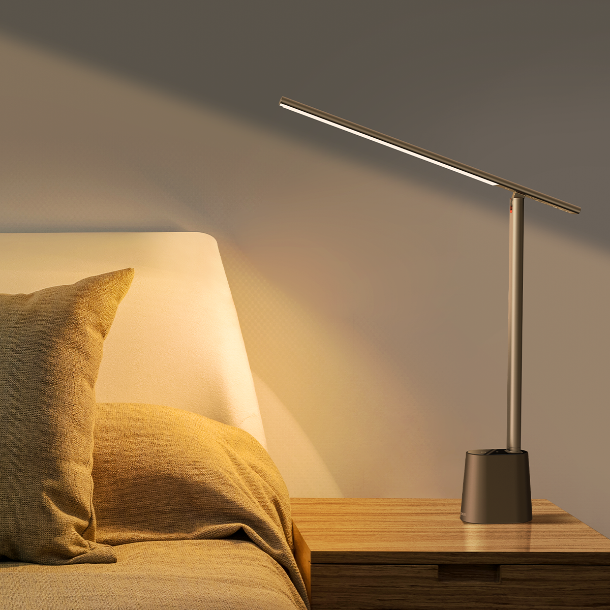 Baseus Smart Eye Series Rechargeable Folding Reading Desk Lamp (Smart Light ) Dark Gray