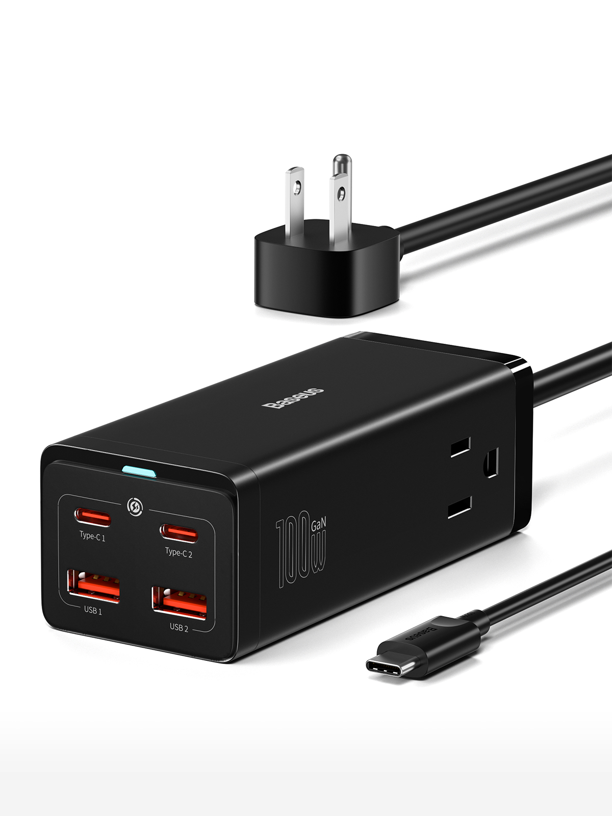 Baseus PowerCombo 100W, All-in-One USB C Charging Station